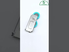 Xem Bánh xe ròng rọc chuyên nghiệp dễ lắp đặt Màu xanh lam Cửa sổ cửa ra vào Bánh xe ròng rọc Demo