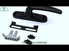 Thiết kế hồ sơ nhôm UPVC cửa sổ cửa sổ tay cầm khóa hiện đại tay cầm phần cứng