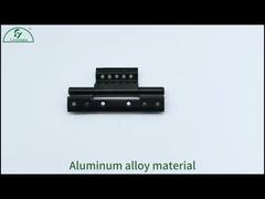 Cửa sổ xoay bản lề kéo dài màu đen bằng nhôm