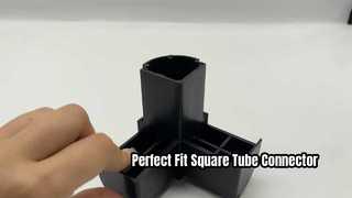 Durable Plastic Connector for Aluminum Square Tubing