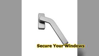 Durable Zinc Alloy Casement Window Handle Lock
