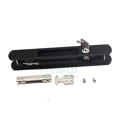 Buy Aluminum Alloy Sliding Window Door Lock With Key Set Matt Black Color online manufacture