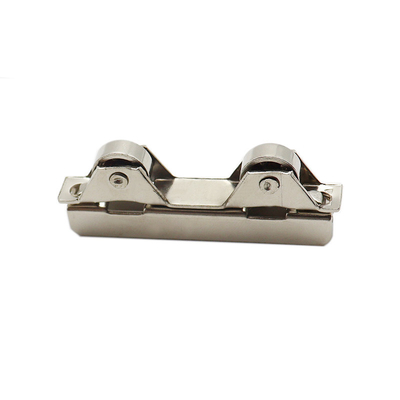 kupować Żelazne osłony Push Pull Wheel Sliding Glass Cabinet Rollers Low Noise Operation online manufacture