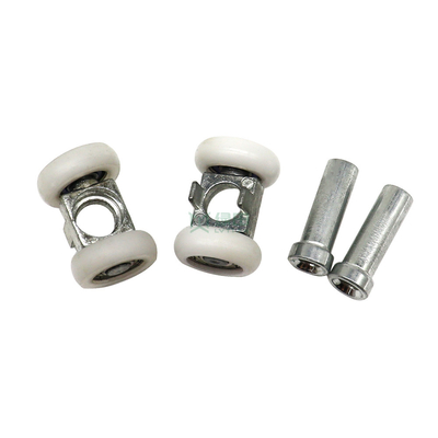 comprar Ferramentas para portas e janelas, com rolos de portas deslizantes de trilho duplo, por grosso online manufacture