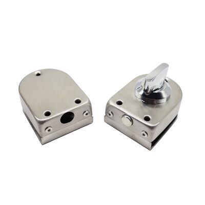 ซื้อ Heavy-Duty SUS 304 สแตนเลสสตีลประตูกระจกล็อคภายใน Deadbolt ล็อคประตู online manufacture