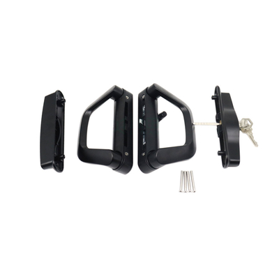 Bon prix Poignées de porte en noir en forme de D. Fermeture à poignée avec clé personnalisable en ligne