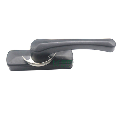 Fermeture de porte et de fenêtre en aluminium à grande vis à capuche coulissante à croissant