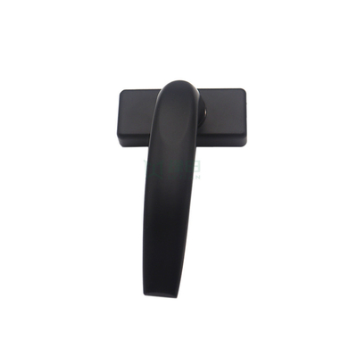 Black Door And Window Push Through Handle Chrome Plated Finish For Home Office