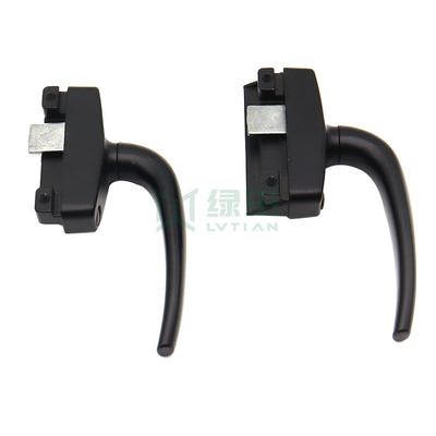 Good price Customized Oblique Black Door And Window Handles Anti Rust Aluminum Alloy online