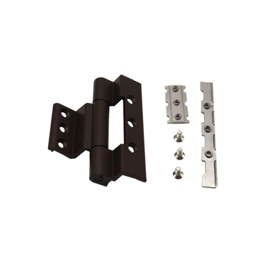 Bon prix fenêtre en PVC et porte en alliage d'aluminium vitre trois charnières d'aile en ligne