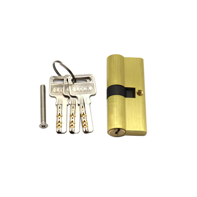 Good price 54mm Zinc Alloy Mortise Double Open Door Lock Cylinder With Normal Key online