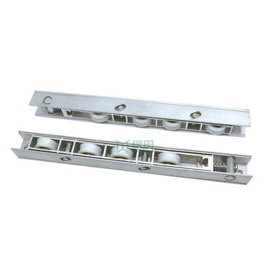 Buen precio Carcasa de acero inoxidable polea de doble rueda duradera puerta corredera ventana rodillo ruido bajo en línea